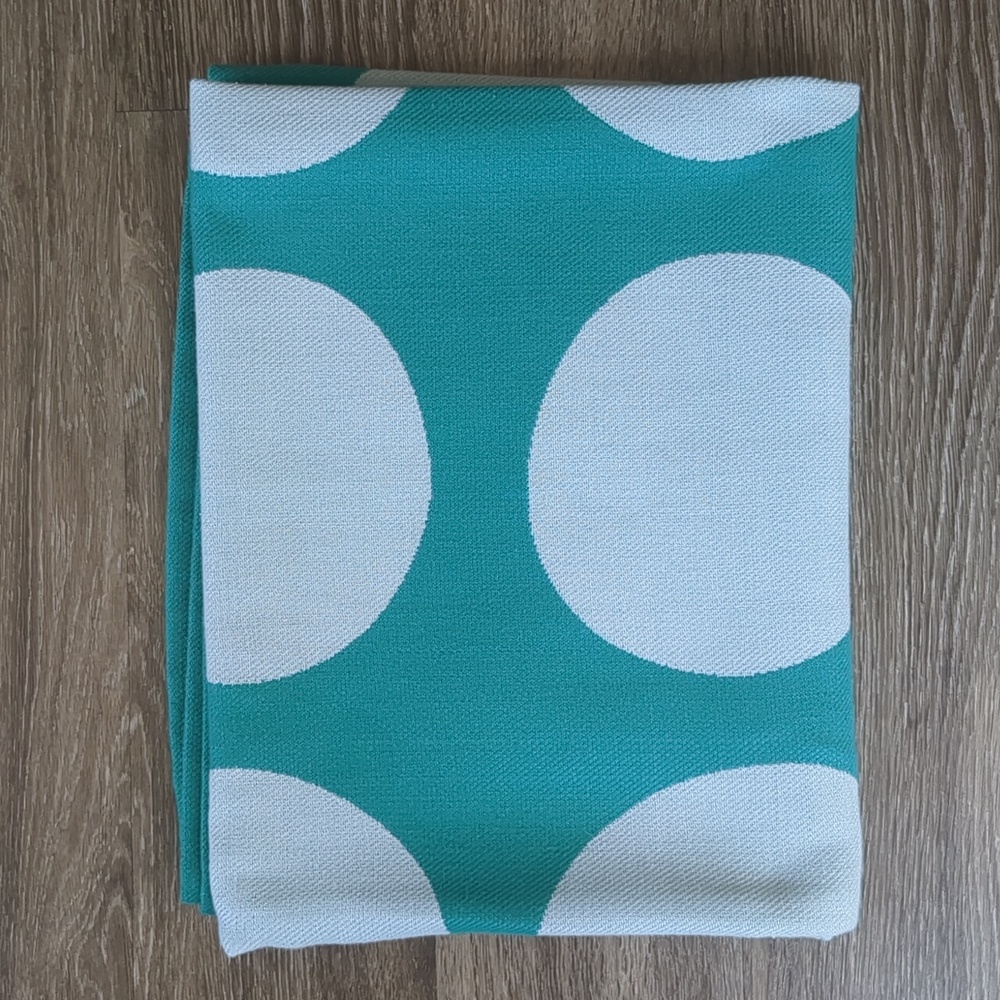 Maven Blanket Polka Dot Modern Turquoise Mint Green